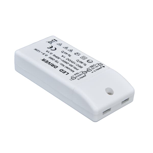 LED-driver 12W 12V DC 1A strømforsyning LED-lampe konstantstrømsdrev strøm AC 85‑265V 0.1