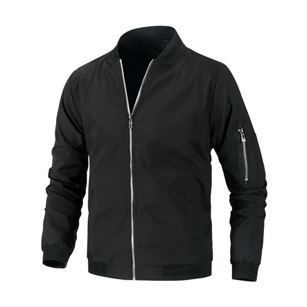 Herr Bomberjacka Varsity Flight Jacket Black Black XL