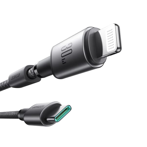 Joyroom S-A50 3A USB-C - Lightning Kabel 60W 1.2m - Grå Grå 30