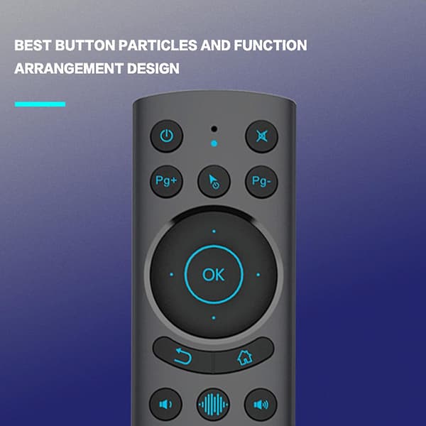 Trådløs fjernkontroll G20BTS for Smart Voice Air Mouse for Android TV Box