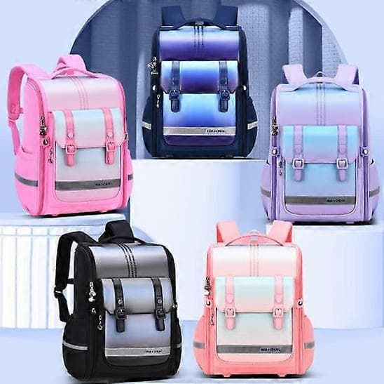 Skolväskor för pojkar flickor barn skolryggsäckar vattentäta tonåringar pink 36*27*15cm