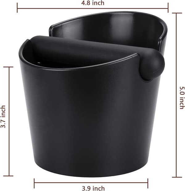 【2F】Kaffeknockbox, espressodumpbehållare, kaffebehållare, 4,8 tums espresso