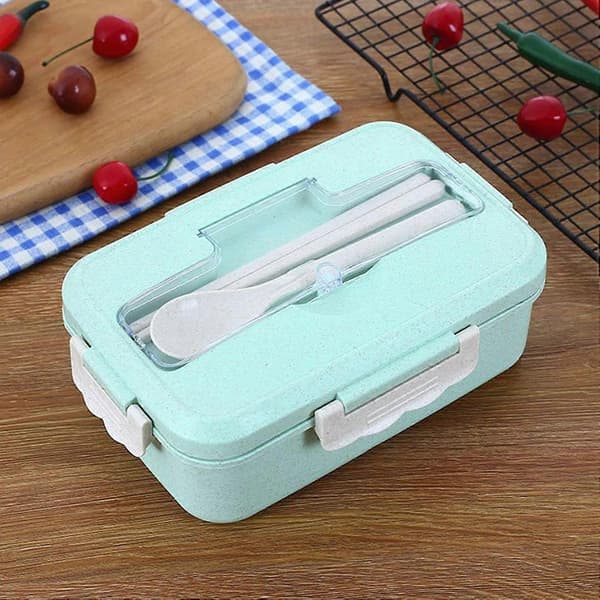 Bento Box, Bento Box för barn, Bento Box för barnluncher, Bärbar lunchlåda Studentlunchlåda, Termisk isolering Bento Box (B)[2F]