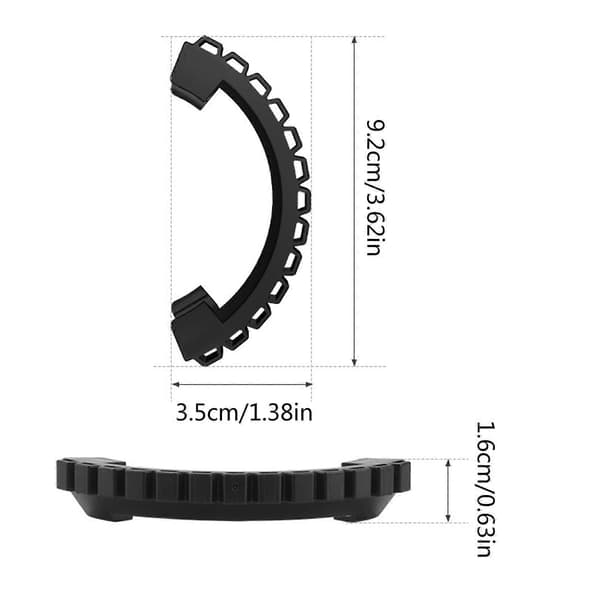Traversing Machine Protective Rings For Avata Paddles Protector Drones Bumper Rings Accessory Black Black