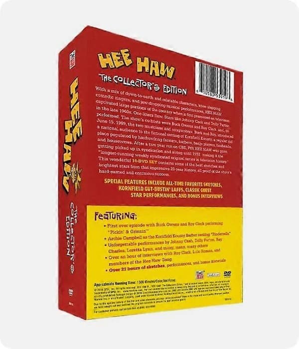 Ny Box Set Hee Haw Komplett TV-serie DVD 14-skivor engelsk version