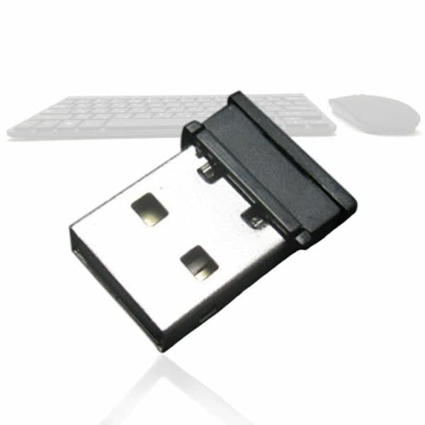 [2F]2 stk. universell 2,4 GHz trådløs USB-mottaker for datamus og tastatur