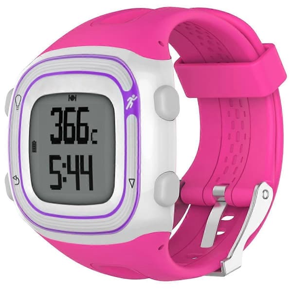 Silikone sportsarmbånd til Garmin Forerunner 10 / 15 Pink