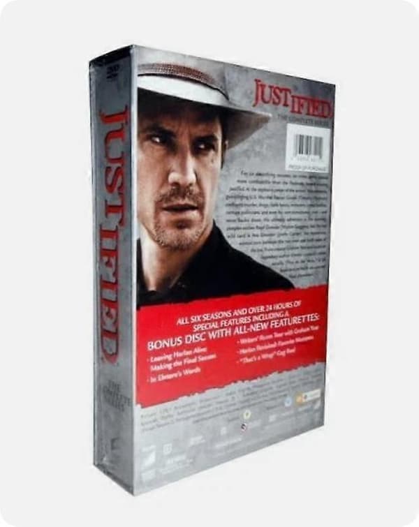 Justified The Complete Series Säsonger 1-6 engelsk version (DVD, 19-skivor) Förseglad