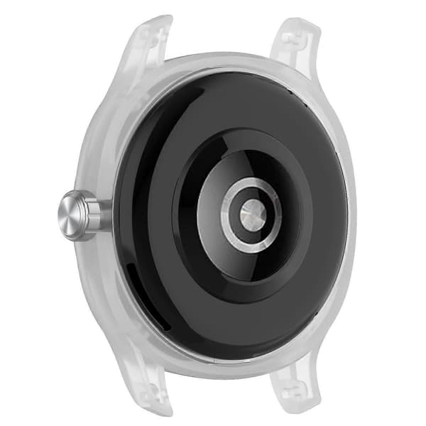 For Huawei Watch GT Cyber PC Hollow Watch Protective Case Transparent White