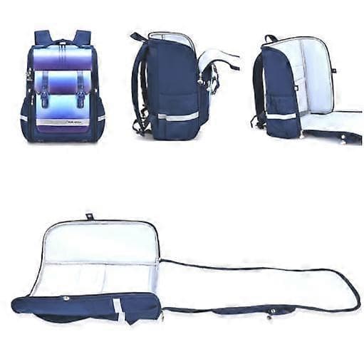 Skolväskor för pojkar flickor barn skolryggsäckar vattentäta tonåringar blue 36*27*15cm