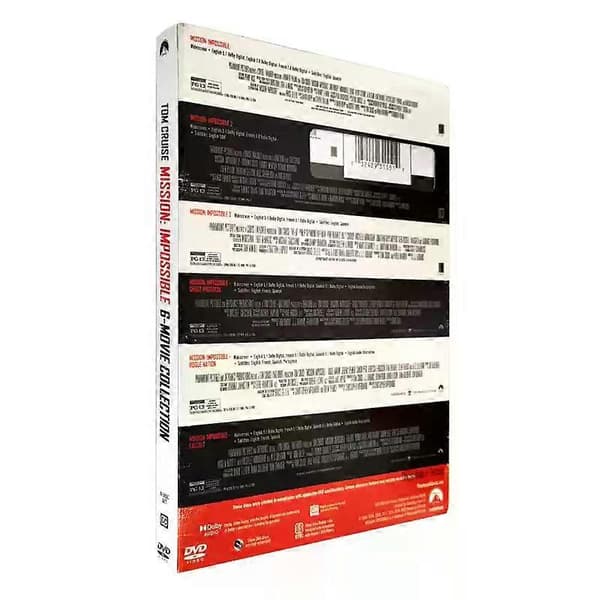 Mission: Impossible 6 film DVD-samling | Tom Cruise actionthriller sæt engelsk version—dt