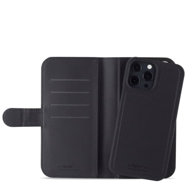 Holdit Lommeboketui Magnet iPhone 13 Pro Max Svart