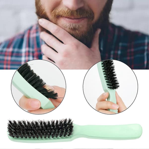 Nylon- og vildsvinebørste – Holdbar plast til styling af groft hår – til hjem og salon Pink