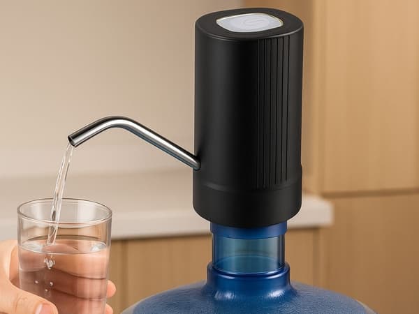 [2F]Elektrisk vandpumpe - Trådløs dispenser til kander og flasker