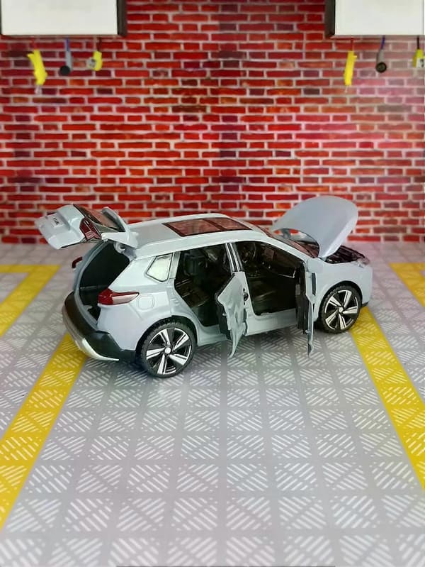 Nissan Qashqai Modelpynt SUV Legesæt 32 Dele Legetøjsgave til Børn black