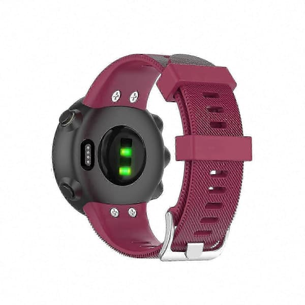 Garmin Forerunner 45 / 45S Silikon erstatningsreim Claret
