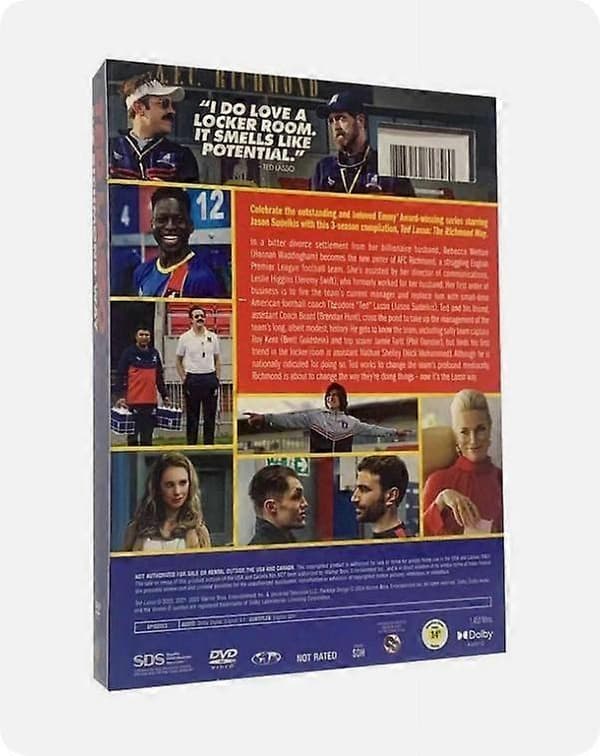 Ted Lasso The Richmond Way - 7 Discs DVD Boxset Ny Box Set engelsk version