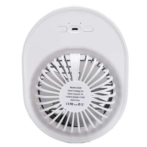 Luftkøler Luftfugter Klimaanlæg Ventilator Justerbar Lille Køleventilator til Hjemmekontor