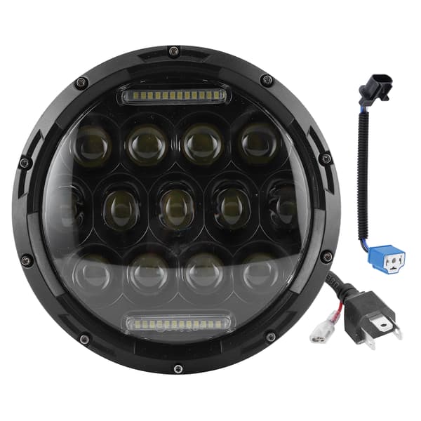 7 Tommer 75W LED Hovedlykt 6500K Høy Effektivitet For Jeep Wrangler