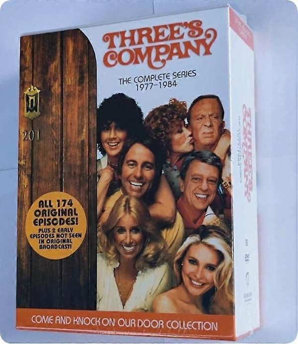 Three's Company: Koko sarja kaudet 1-8 (DVD, 2018, 29 levyn setti) UUSI