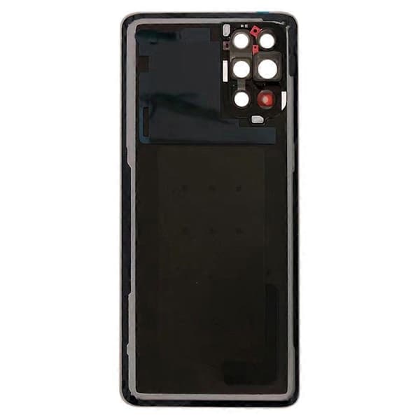 För OnePlus 8T+ 5G batteribakstycke med kameralinsskydd Silver