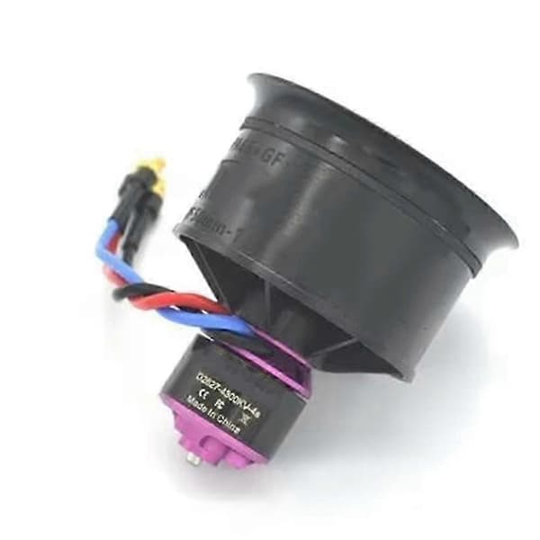 [2F]50mm EDF med 11 blad fläkt för RC jetflygplan Svart & rosa