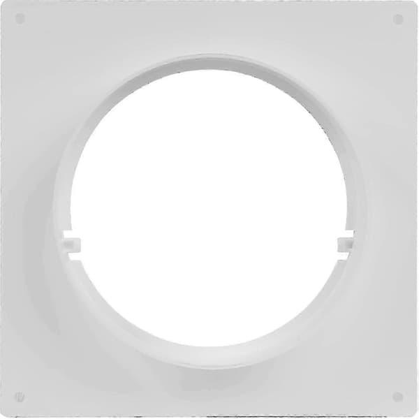 Lige plastflange med 150 mm kanalforbindelse til HVAC-systemer - 15 cm diameter
