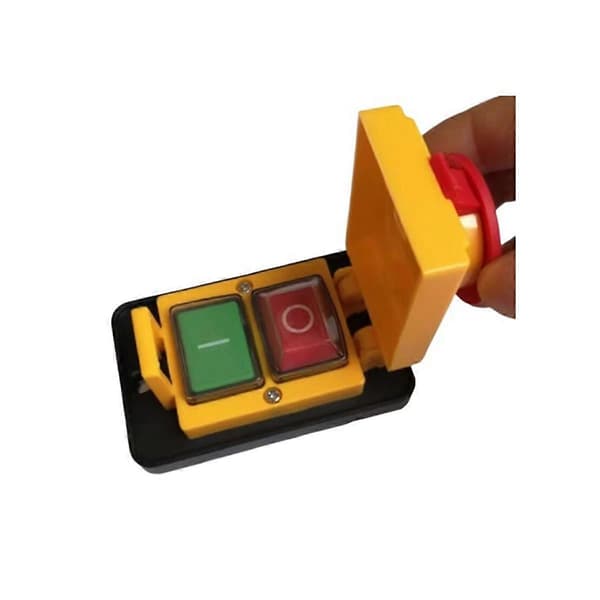 【2F】DZ05 7-polig 400V IP55 Trefas Elektromagnetisk Nödstopp Tryckknappsbrytare_tfrf