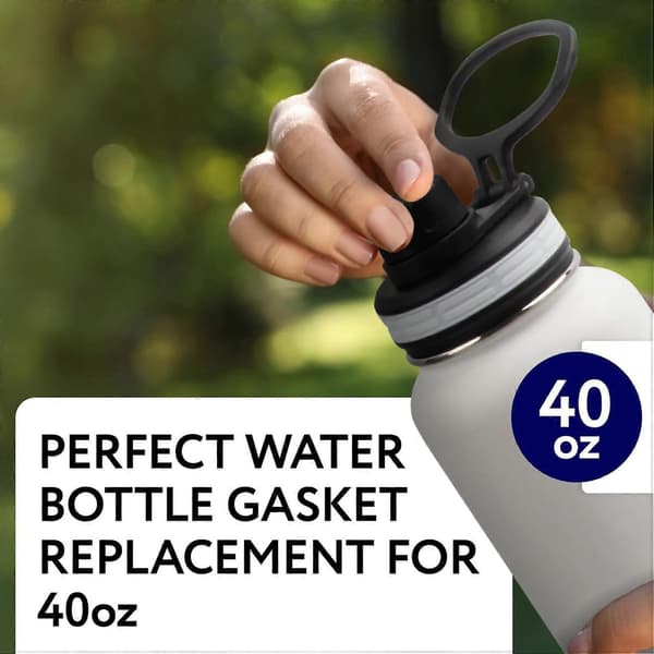 2X Vattenflaskpackning för Thermoflask Isolerad Vattenflasklock för Vattenflaska Sugrörslock, Drickpip Transparent