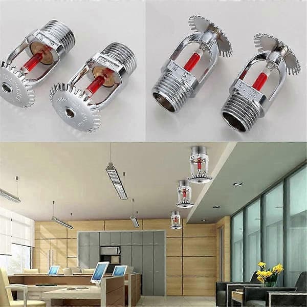5 stk brannsprinklerhode - 155, Uprig2F Sprinklerhoder Vannspray-opp 68 Rask respons 1/2 tomme NPT