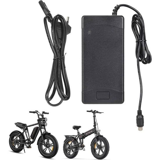 54.6V 2A Lader for ENGWE EP-2Pro/Engine Pro El-sykkel Scooter 48V Litium-ION Batteri Rask Lading Automatisk Avstenging