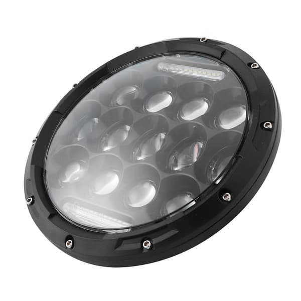 7 Tommer 75W LED Hovedlykt 6500K Høy Effektivitet For Jeep Wrangler
