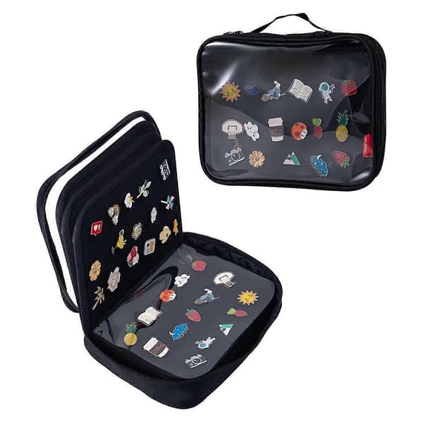 Pin Trading Böcker för Samlare 6 Sidor Emaljstift Display Album Fodral