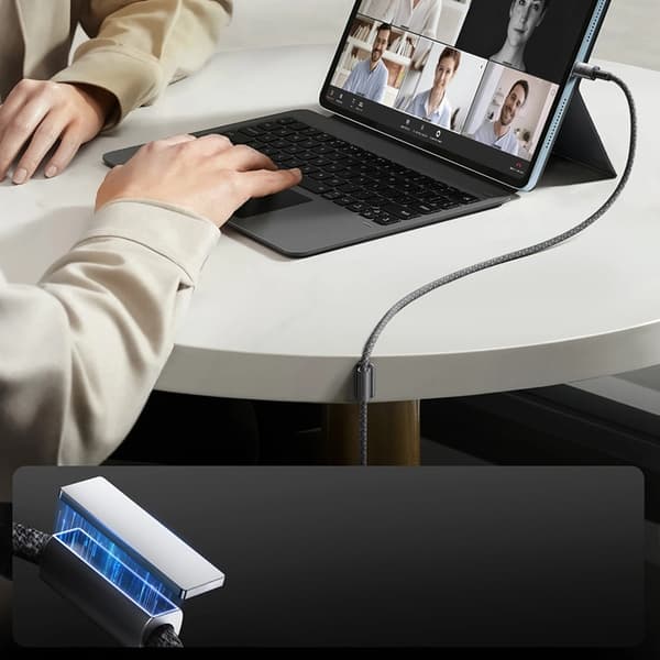 Joyroom S-A50 3A USB-C - Lightning Kabel 60W 1.2m - Grå Grå 30