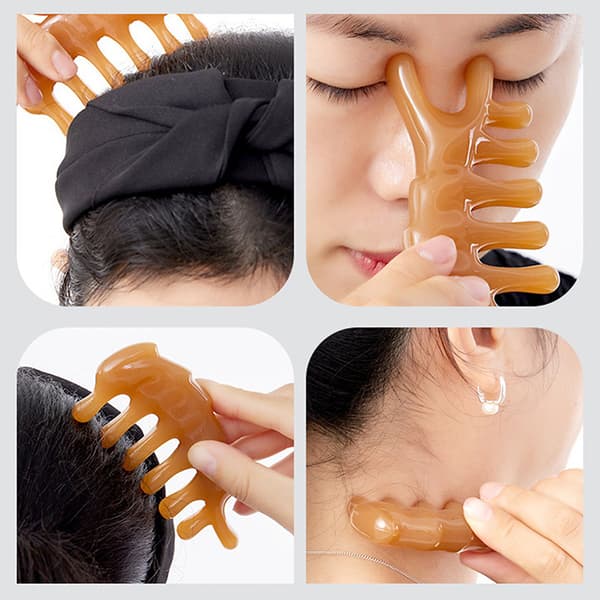 2/3 st Guasha Kroppsskraping Ansikts Tynn Gua Sha Brett Massasje—2f Suit 1