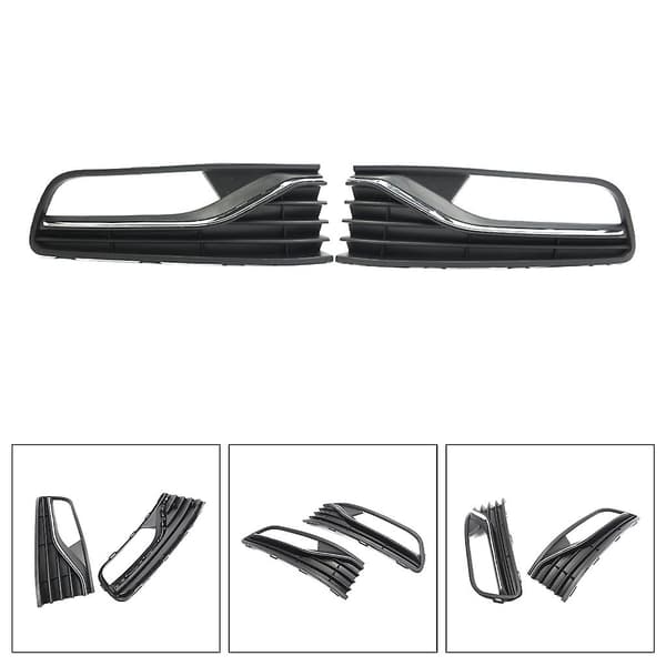 For Polo 6r 2014-2017 Tåkelys Tåkelykt Støtfangergriller Grill R