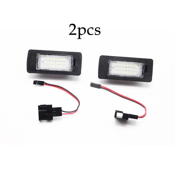 [2F]2x Canbus LED nummerpladelygte til Audi A1 A4 B8 4D 5D A5 S5 2D 5D A6 S6 til VW Golf Passat Led nummerpladelygte-XF3-