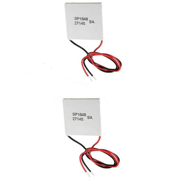 16 st 40x40 mm termoelektrisk strömgenerator SP1848-27145 Peltier TEG-modul[2F] Vit