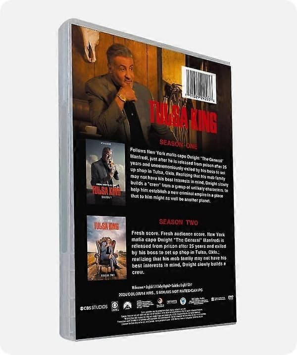 Tulsa King: The Complete Season 1-2 engelsk version (DVD, 2024, 6-disc boxset) Ny förseglad