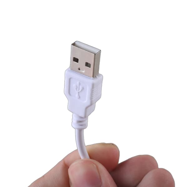 DC5V USB LED Dimmer Extension Cord Speed Control Switches Power Cable Controller White 0.06