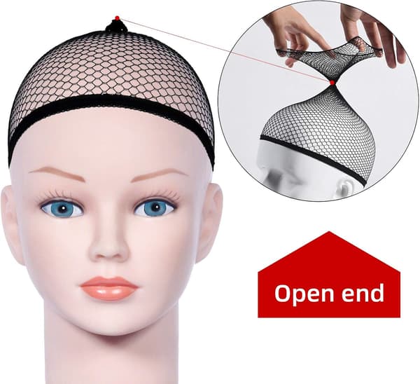 【2F】Hårnät Perukmössor, Unisex Perukmössa Perukmössor för män och kvinnor, Ny