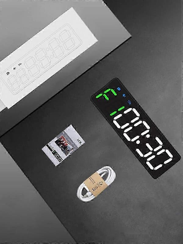 Träning Gym Timer Intervall Timer Klocka LED Intervall Timer Nedräkning/Uppräkning orange