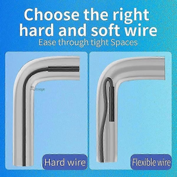 Endoskopkamera til iPhone APPLE 8MM Biler Endoskopisk Hard Line IP68 Vandtæt 8 LED Borescope Inspektion til iPhone til iOS—2f 3.5M