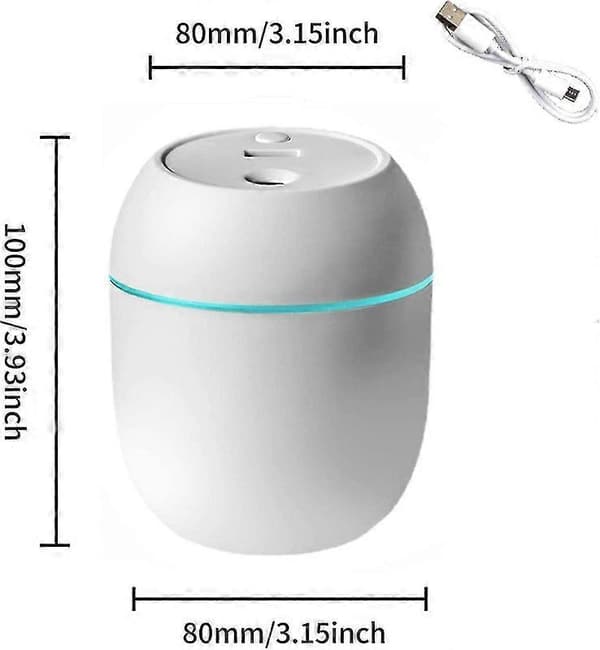 [2F] Växtluftfuktare, Tyst Mini Luftfuktare för Sovrum, Baby & Kontor
