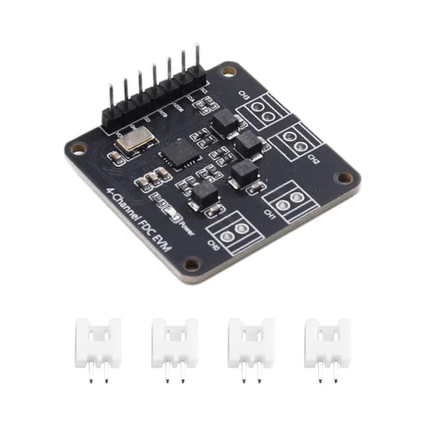 FDC2214 Kapacitiv Sensormodul 1 stk Gestgenkendelse Papirtælling Væskeniveaumåling til Elektronik Noir