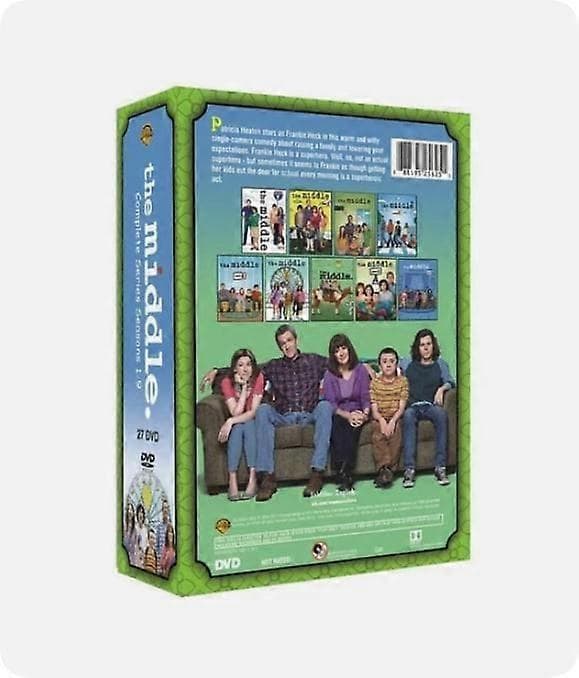 The Middle: Komplett TV-serie sesong 1-9 27 disker DVD engelsk versjon