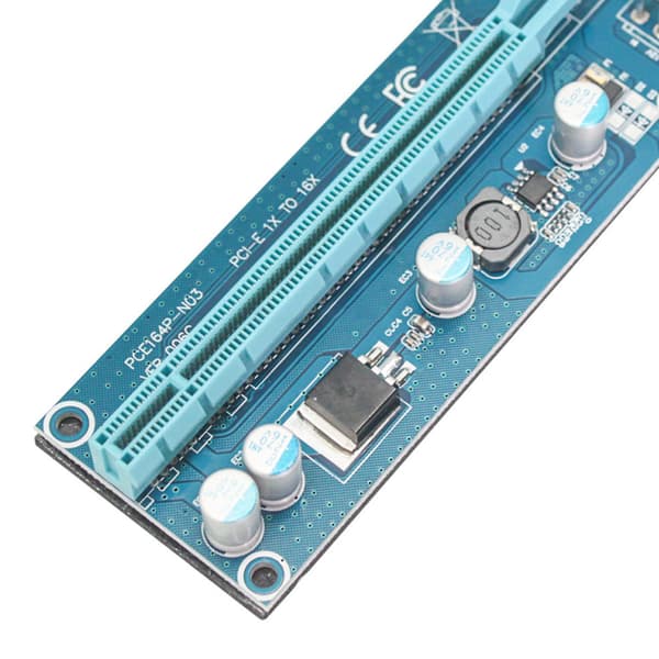 Ver006c Pci-e Riser-kort Usb 3.0-kabel Pci For Express Pcie 1x Til 16x Forlenger 1m