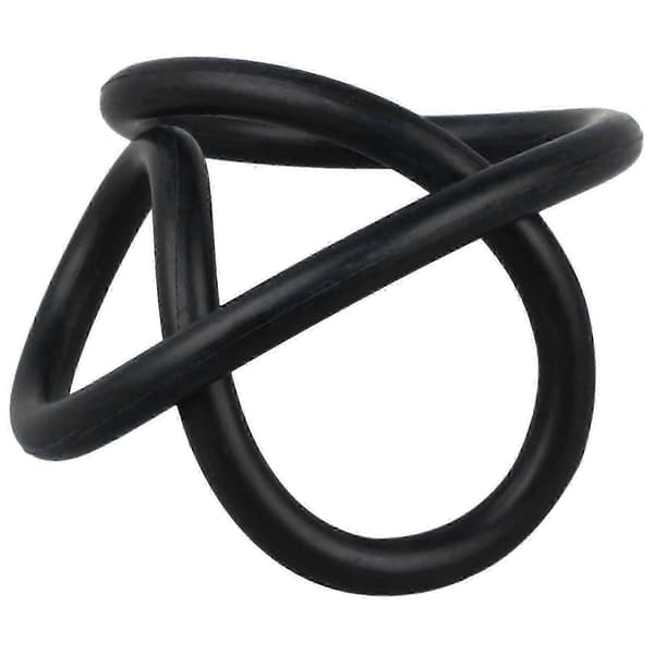 2X 110mm x 5mm Sort Gummi Industriel Fleksibel O-ring Pakning Black
