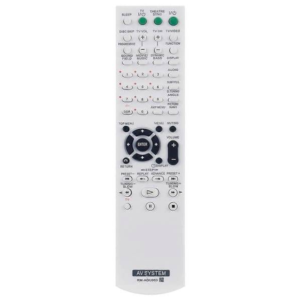【2F】RM-ADU003 for Sony AV fjernkontroll teatersystem DAV-DX155 DX255