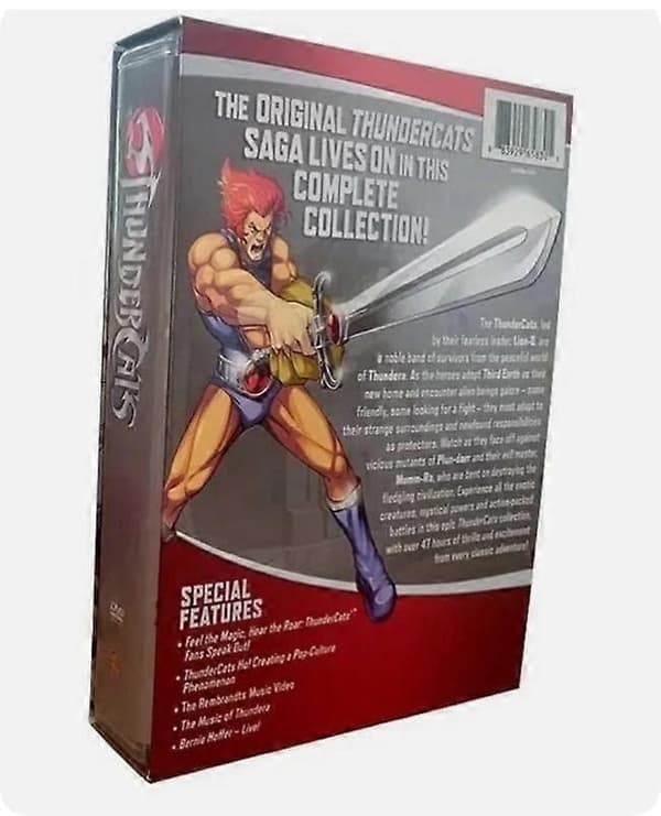 ThunderCats Den Komplette Serie Sæson 1-4 (DVD, 2019, 12-Disc) engelsk version